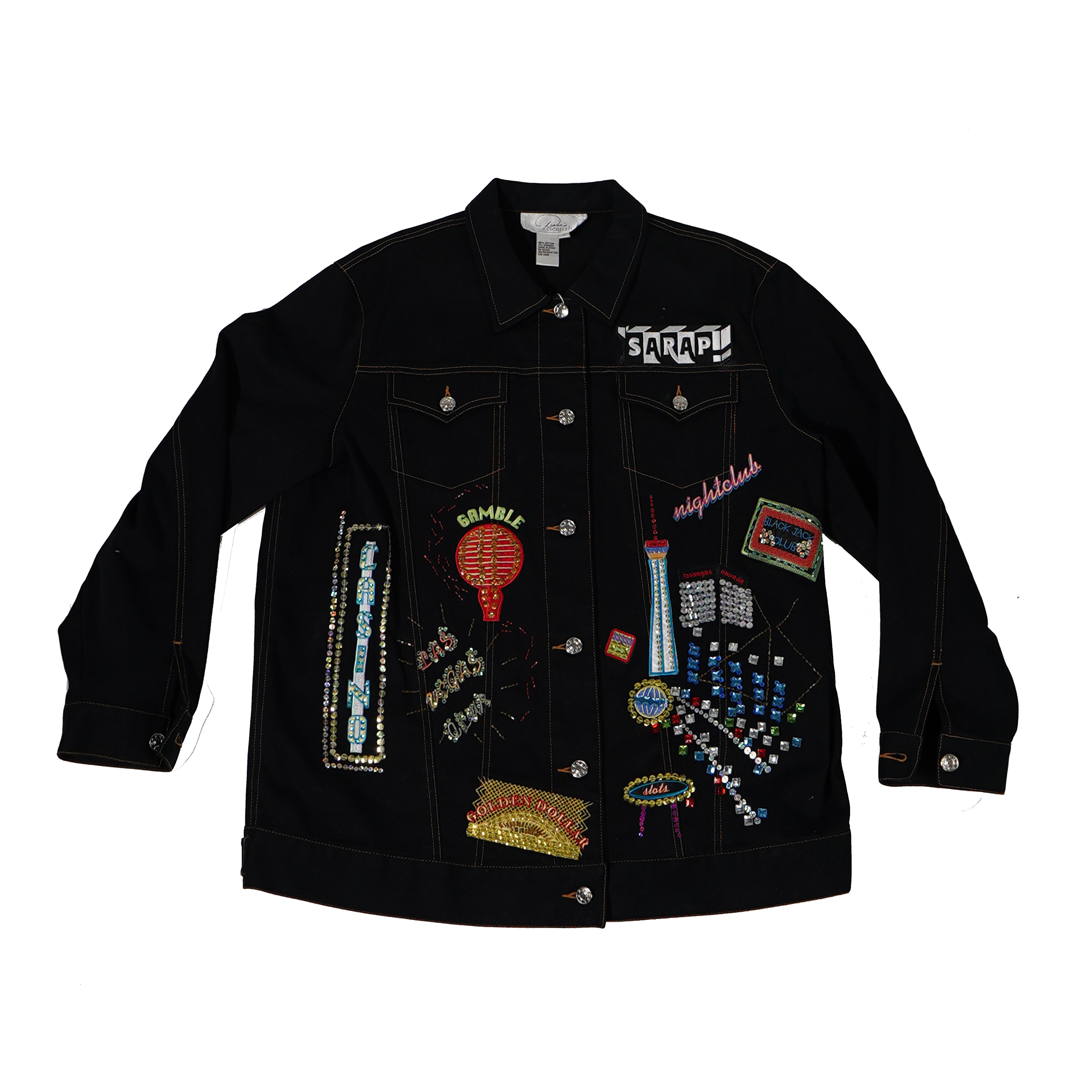 702 Sequin Denim Jacket