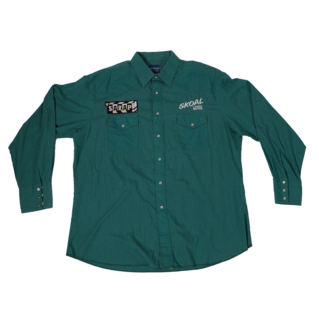 Wrangler Skoal Button-up (Teal)
