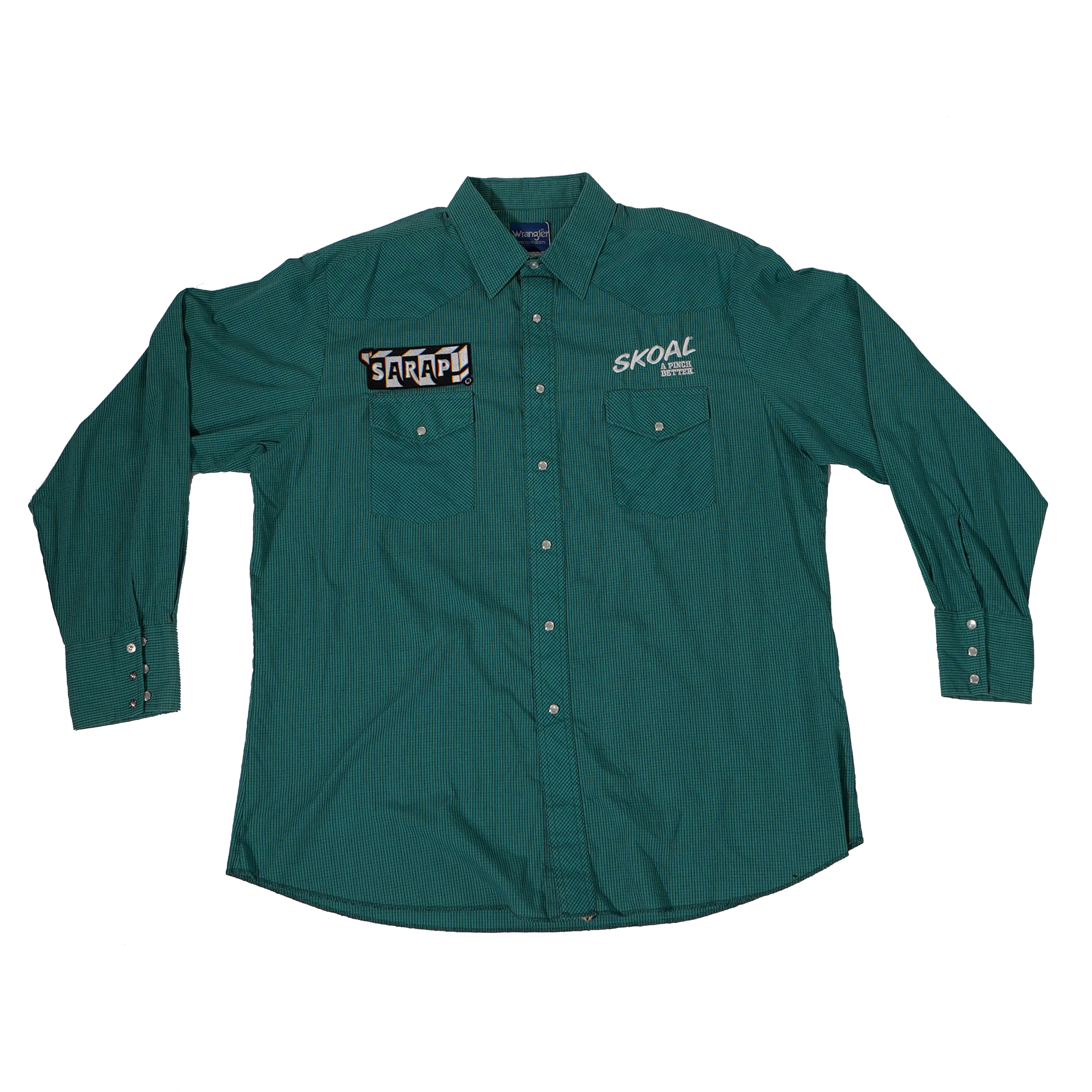 Wrangler Skoal Button-up (Teal)